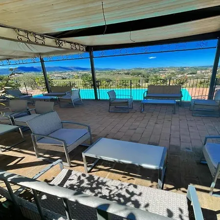 公寓 Sensational Views From 6 Apts, Sumptuous Gardens, Infinity Pool, Wifi Aircon Colle Umberto (Umbria)